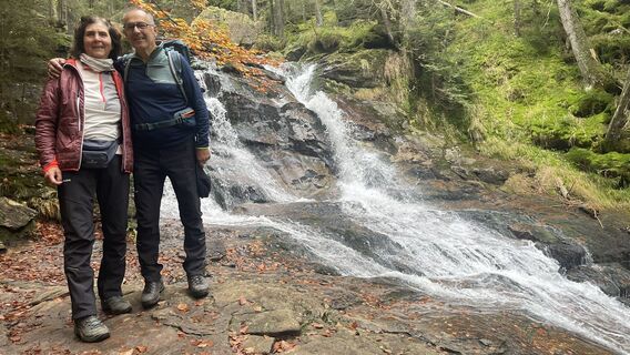 Foto de Franz Urban a lo largo del recorrido
