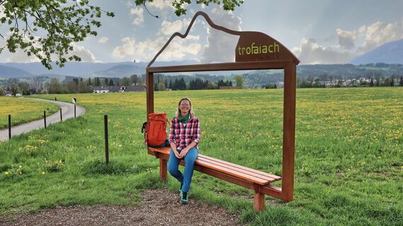 Landschaftsrahmen auf der Mell