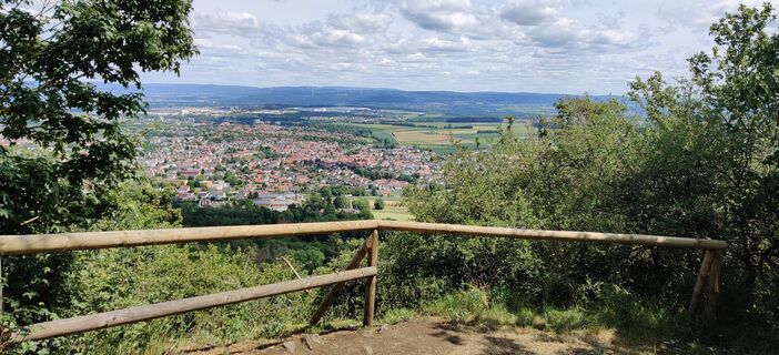 Blick vom Burgberg