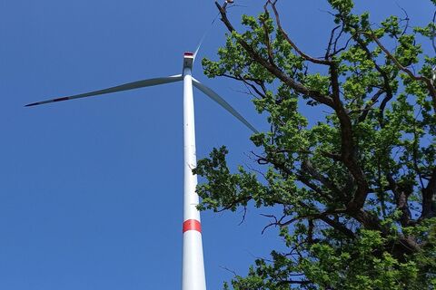 Gaildorf - Windrad 1 - Foto Petra Natzkowski