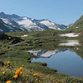 Lai Urlaun gegen Süden mit Piz Borel