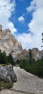 Foto de Mattia Tateo a lo largo del recorrido
