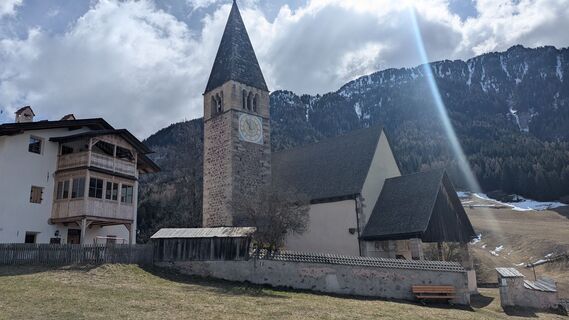 Foto von Angelika Perkmann entlang der Tour