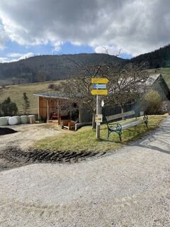 Foto von Walter Schalk entlang der Tour