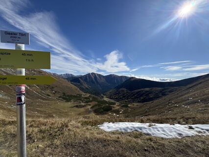 Photo de Manfred Beutl le long du parcours