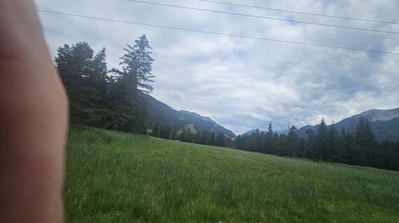 Foto von Klaus Reinhold entlang der Tour