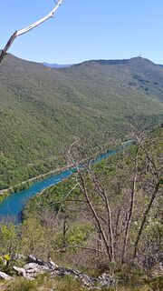 Foto von Franca Škarja entlang der Tour