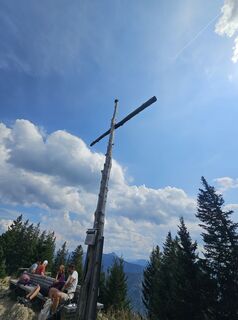 Foto von Martina entlang der Tour
