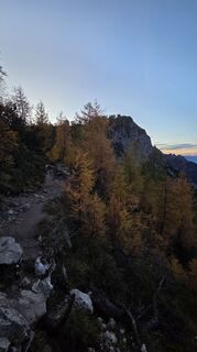 Photo de Klementina Gartner le long du parcours