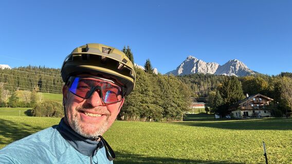 Photo de Markus Vogl le long du parcours