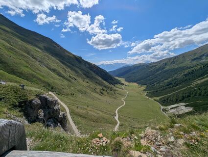 Foto von Willy entlang der Tour