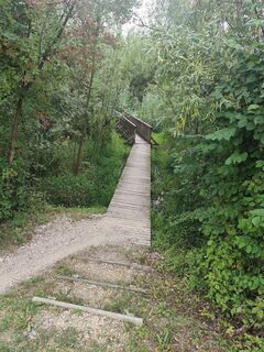 Photo de Edith K. le long du parcours