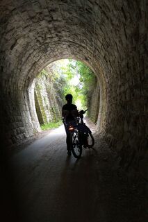 Foto von G.A. entlang der Tour