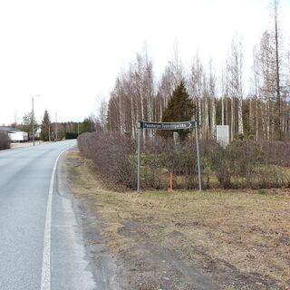 Denkmal am Geburtsort von Samuli Paulaharju