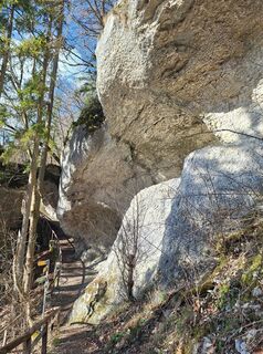 Foto von Katharina entlang der Tour