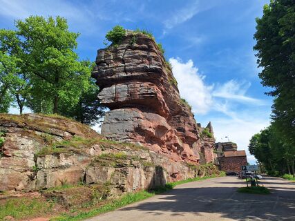 Foto von Katharina entlang der Tour
