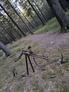 Foto von Ildikó entlang der Tour