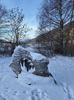 Foto van Dagmar Hofer langs de tour