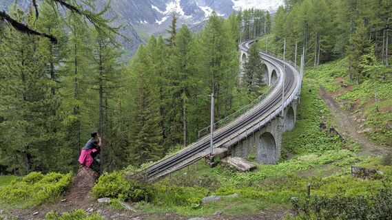 Foto von Aree Suwan entlang der Tour
