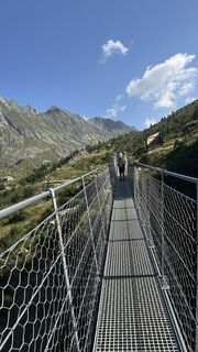 Photo de Agnese Martinelli le long du parcours