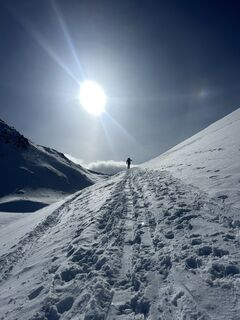 Foto von Tabea entlang der Tour