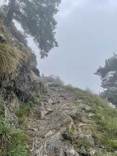 Foto von Silke entlang der Tour