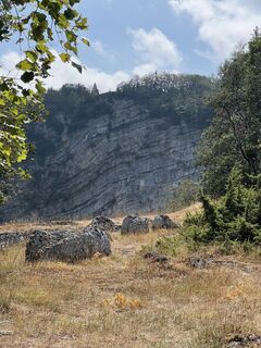 Foto von Laurence Fournier entlang der Tour