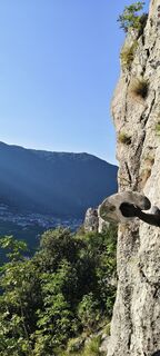 Foto von Michaela Freller entlang der Tour