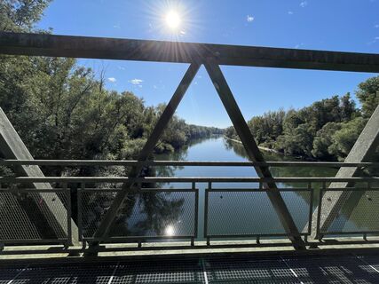 Fotografia z Doris Faller na trase