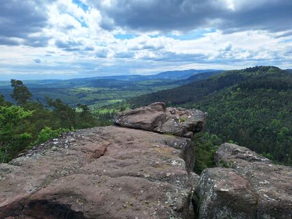 Foto von Katharina entlang der Tour