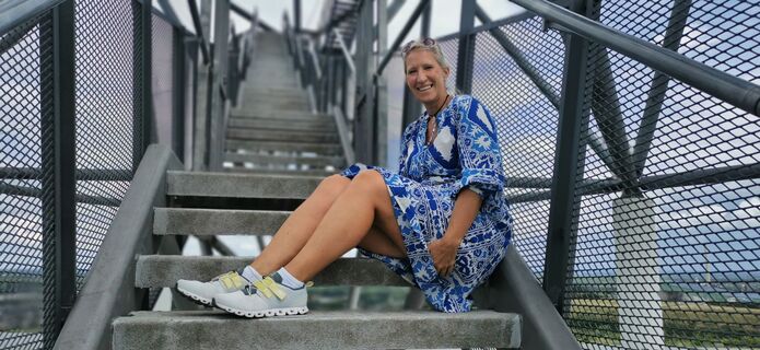 Fotografia z Klaus Lehner na trase