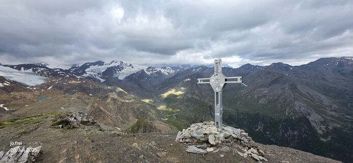 Foto de Johann Frei a lo largo del recorrido