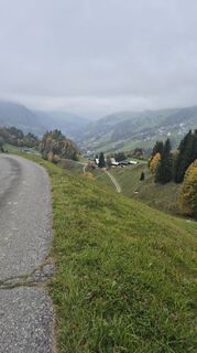 Photo de Nicole Hesse le long du parcours