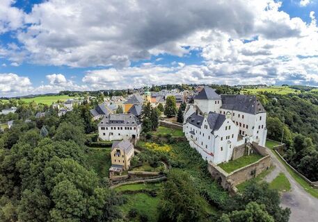 Luftaufnahme von Wolkenstein (Schloss)