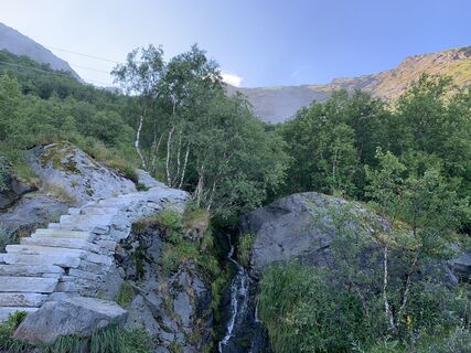 Foto von Toni Lerda entlang der Tour