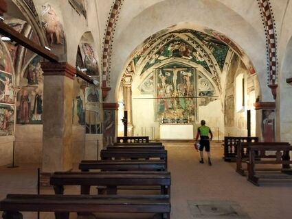 Kirche San Sebastiano in Pecetto, Innenraum
