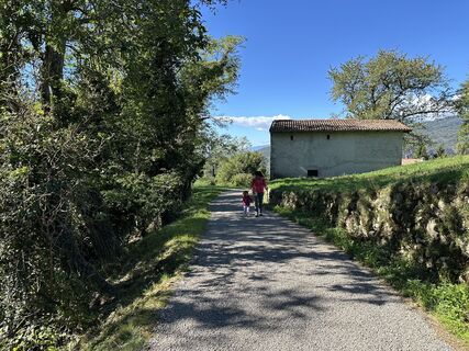 Foto de Fabio Infanti a lo largo del recorrido