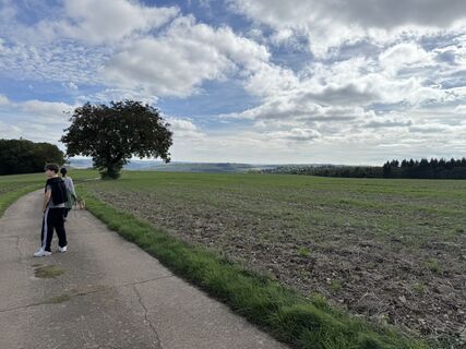 Foto von Hubert Schiff entlang der Tour