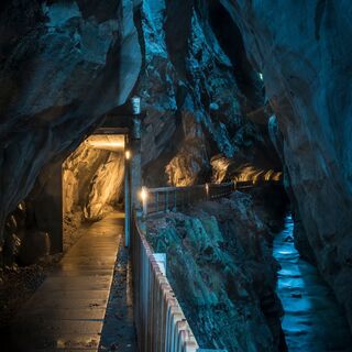 Gang durch die Taminaschlucht