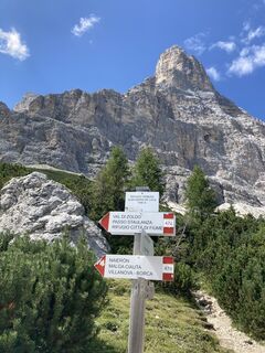 Foto von Marilena Locatelli entlang der Tour