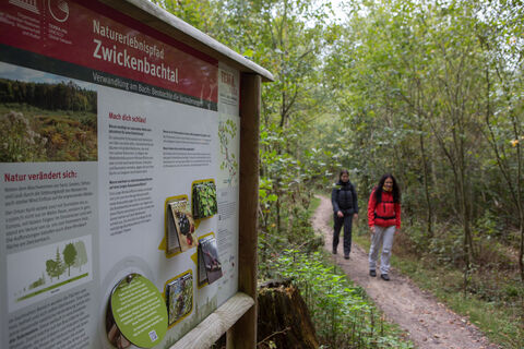 Unterweges auf dem Naturerlebnispfad