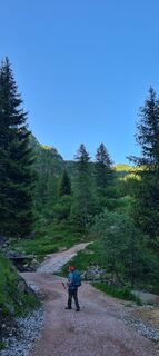 Foto von Laura Gasparotto entlang der Tour