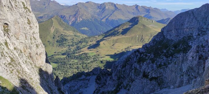 Photo de Michele Goffi le long du parcours