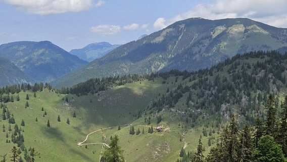Photo de Christian Thomas le long du parcours
