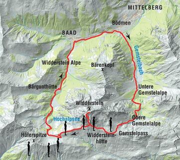 Die Kaisertour - zum Gipfel des Großen Widdersteins