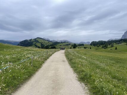 Photo de Daniela Schattauer le long du parcours
