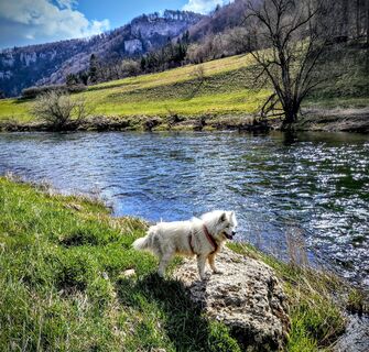 Foto von Sonja Herdeg entlang der Tour