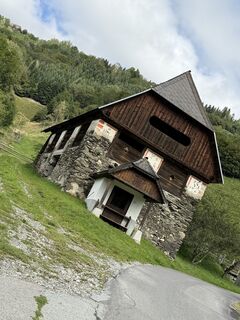 Photo de Betina Rauch le long du parcours