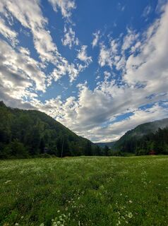 Foto de Neža Veber a lo largo del recorrido