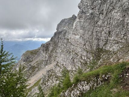 Photo de Gabriel Skopal le long du parcours